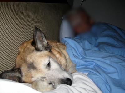 My little girl and me having a rest